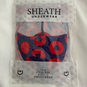 Sheath underwear dual pouch 8 inch boxer, men’s size medium brand new sealed
